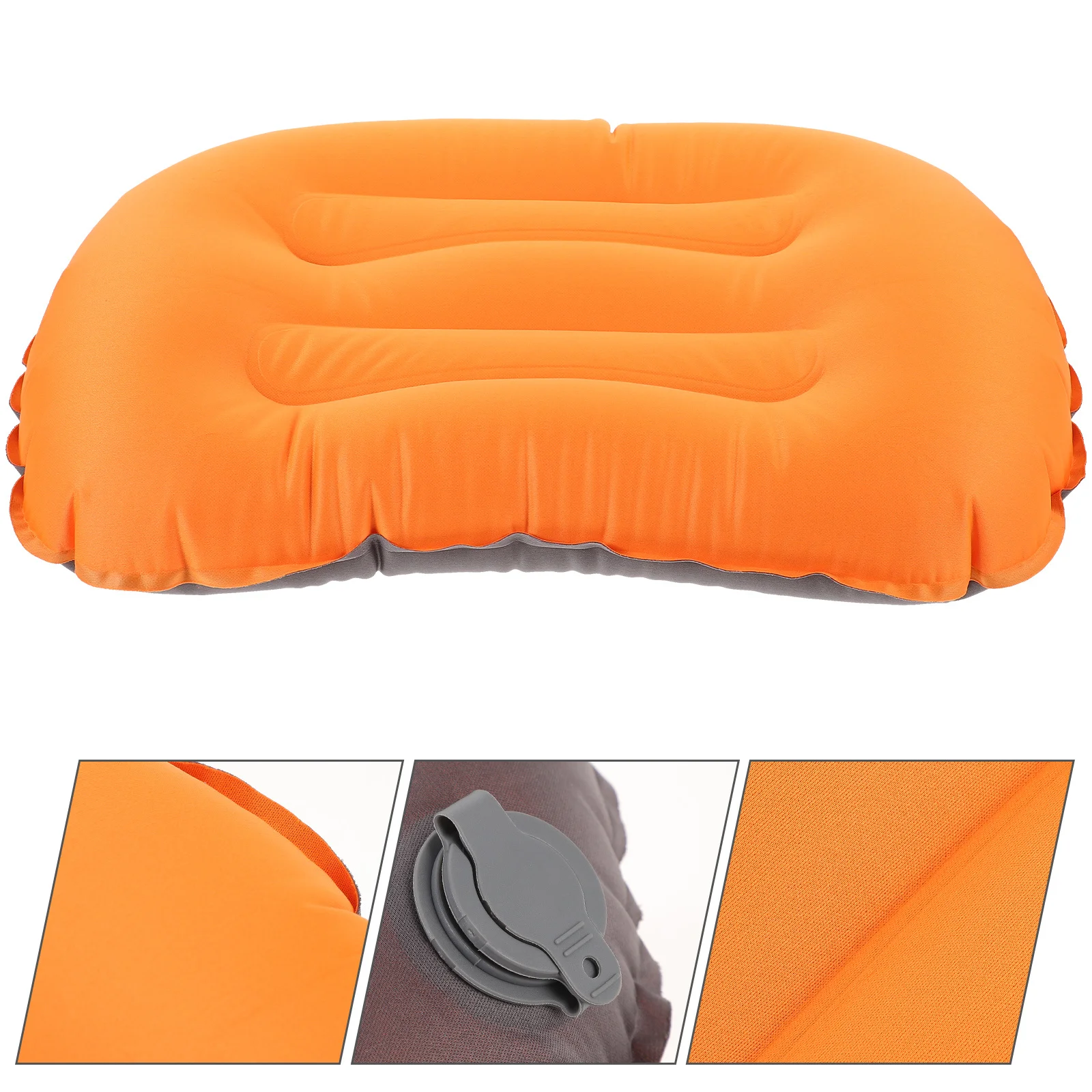 

Inflatable Camping Lightweight Portable Outdoor Pillow For Backpacking Hiking Travel Ergonomic Design Inflatable