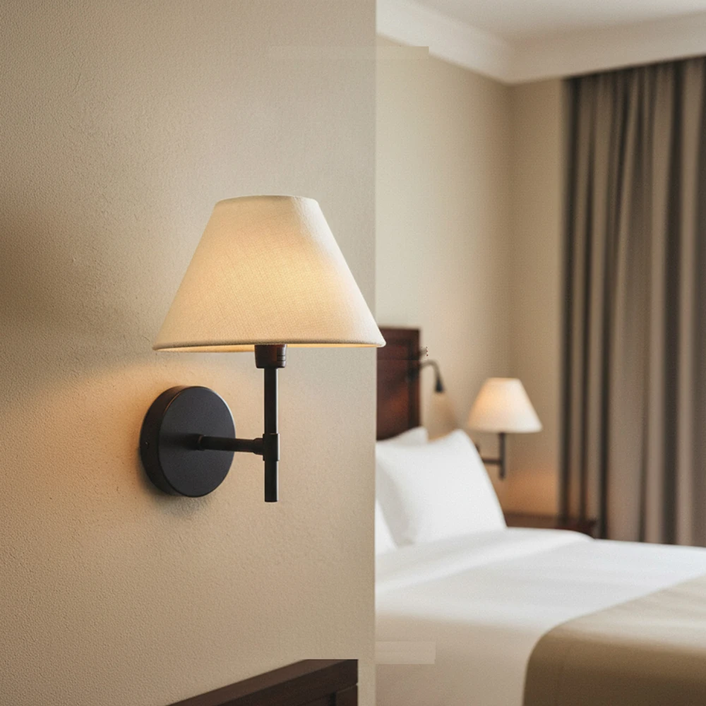 Lampy ścienne z grubego lnu w  – Home Textiles Bedding recenzja i cena