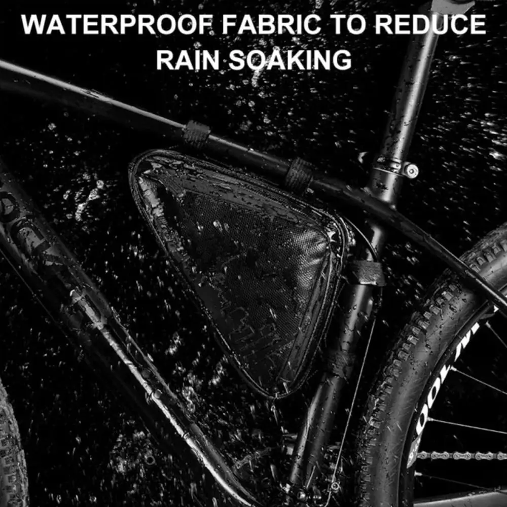 Fahrradrahmen-Vorderrahmentasche, wasserdichte Dreieckstasche für Fahrräder, Fahrradtasche, Werkzeugtasche, Fahrrad-Aufbewahrungstasche, Fahrradzubehör – Detail 7