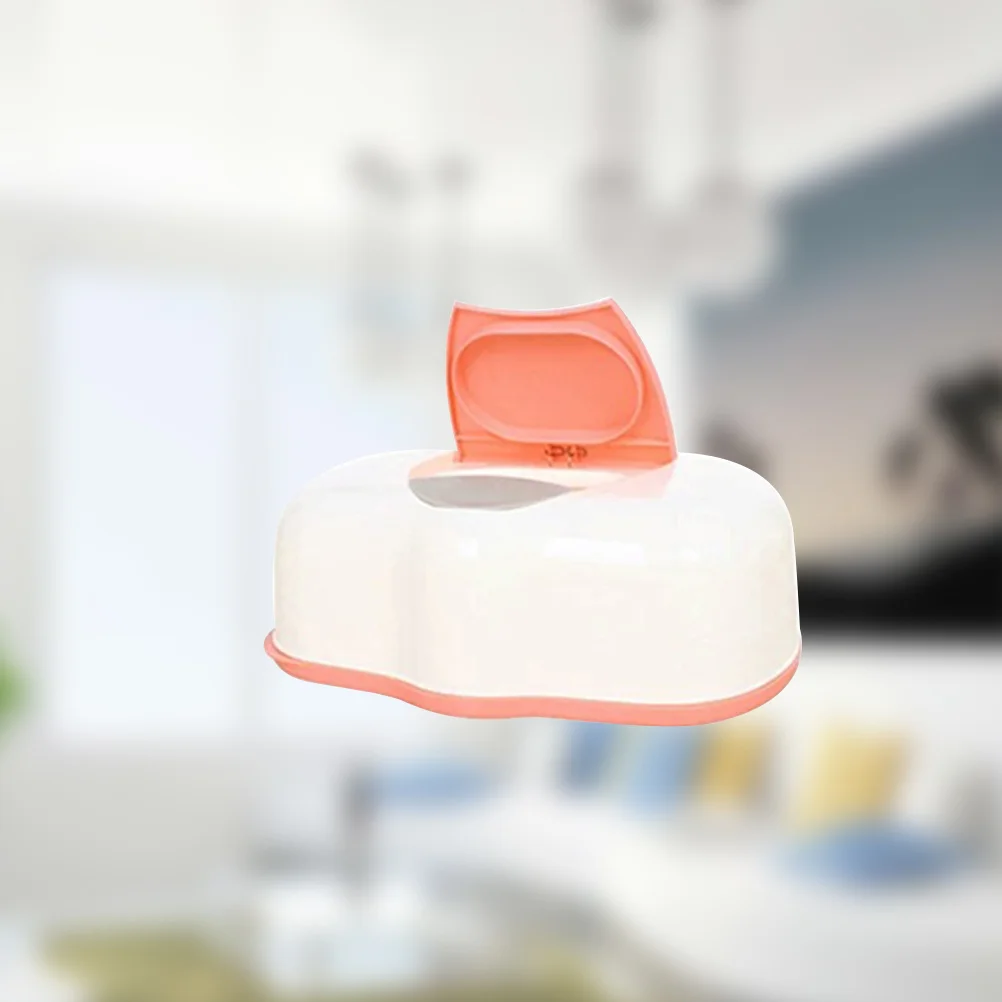 

Wet Wipe Box 50-80 Sheets Automatic Pop-Up Lid Plastic Portable Tissue Holder Dustproof Napkin Storage Container For Home