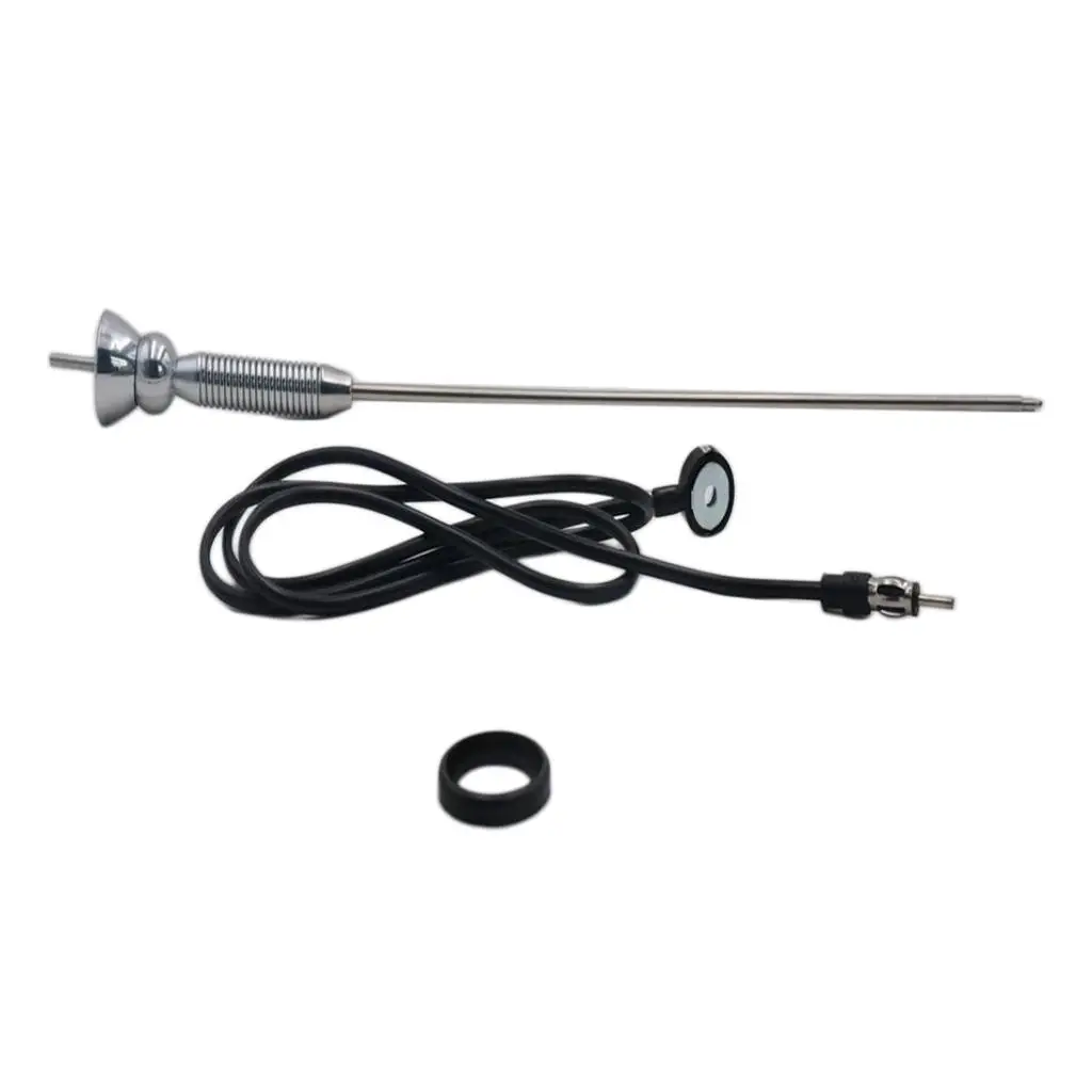 18,5" Metall Auto Fahrzeug Antenne AM/FM Antenne Radio Feder Soft Rod