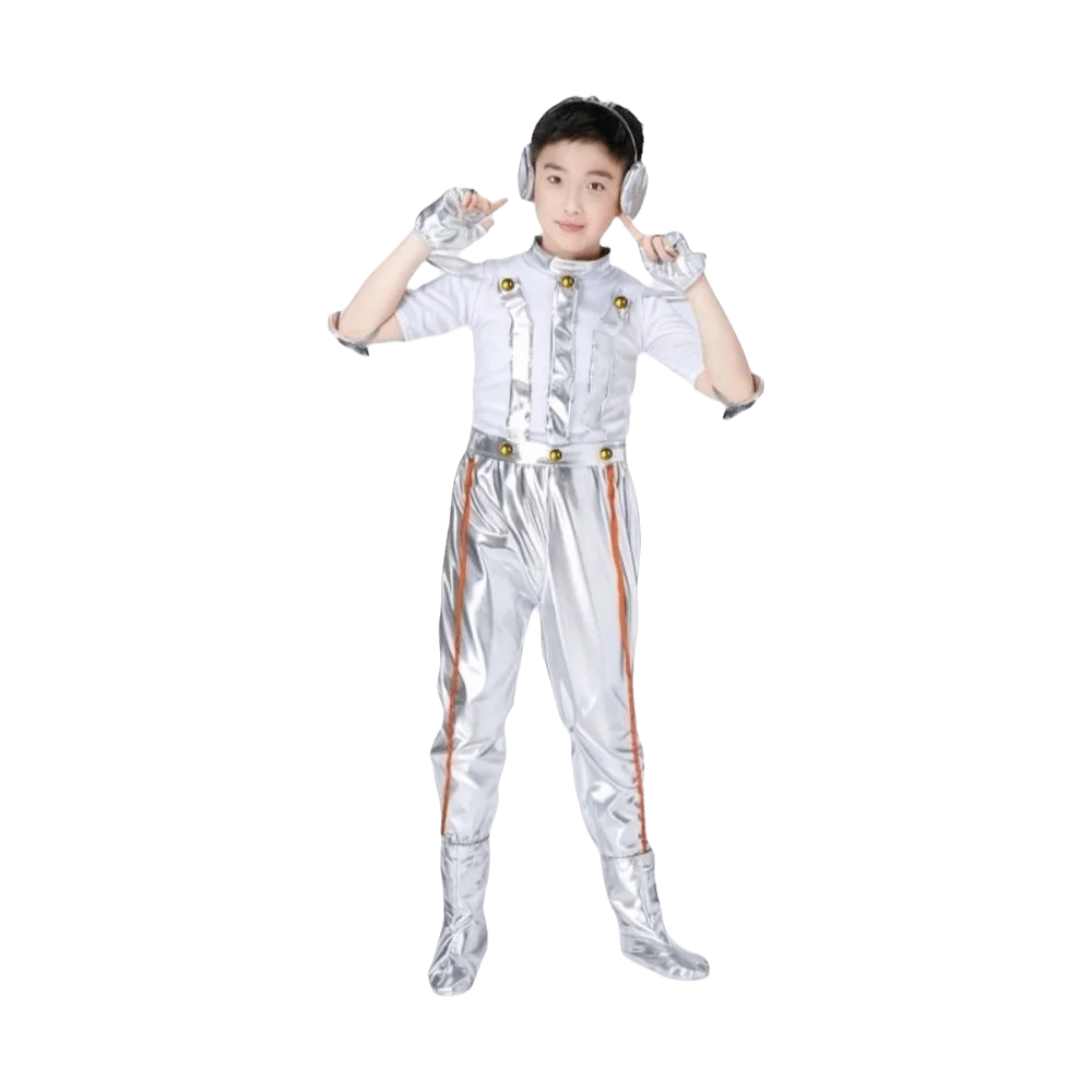 Future Style Alien Cosplay Costume Halloween Space Stage Space Astronaut Costume Show Time Clothing Dress Up