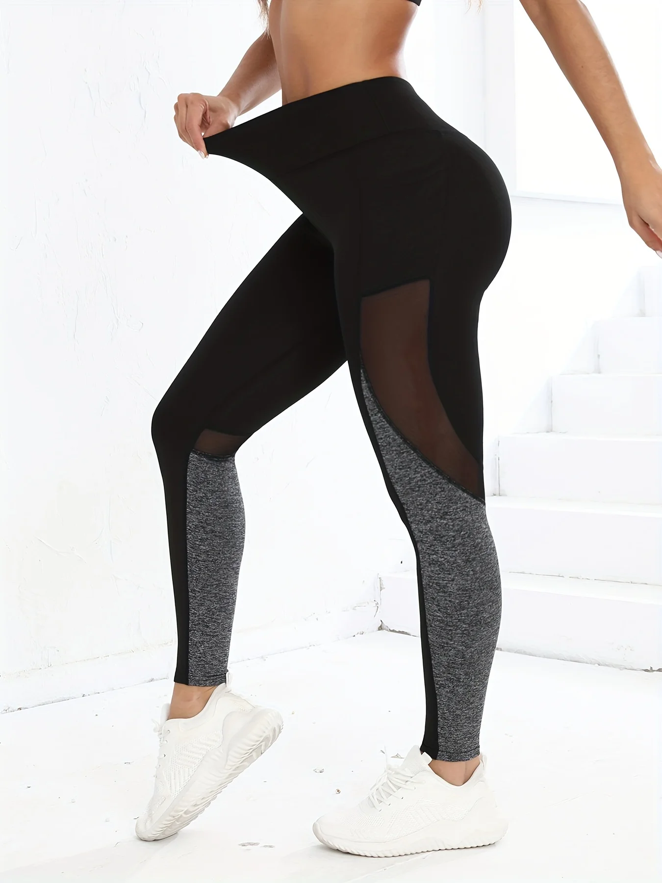 High Waist Yoga Pants with Pockets Leggings for Women Tummy Control Workout Leggings for Women