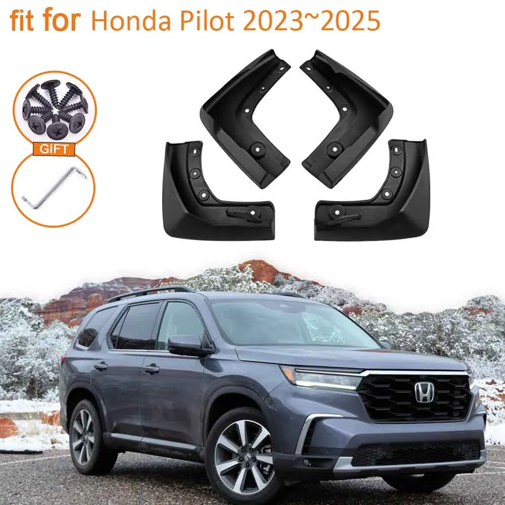 

Брызговики для Honda Pilot 2023 2024 2025, автомобильные аксессуары, брызговики от грязи, детали для защиты от брызг