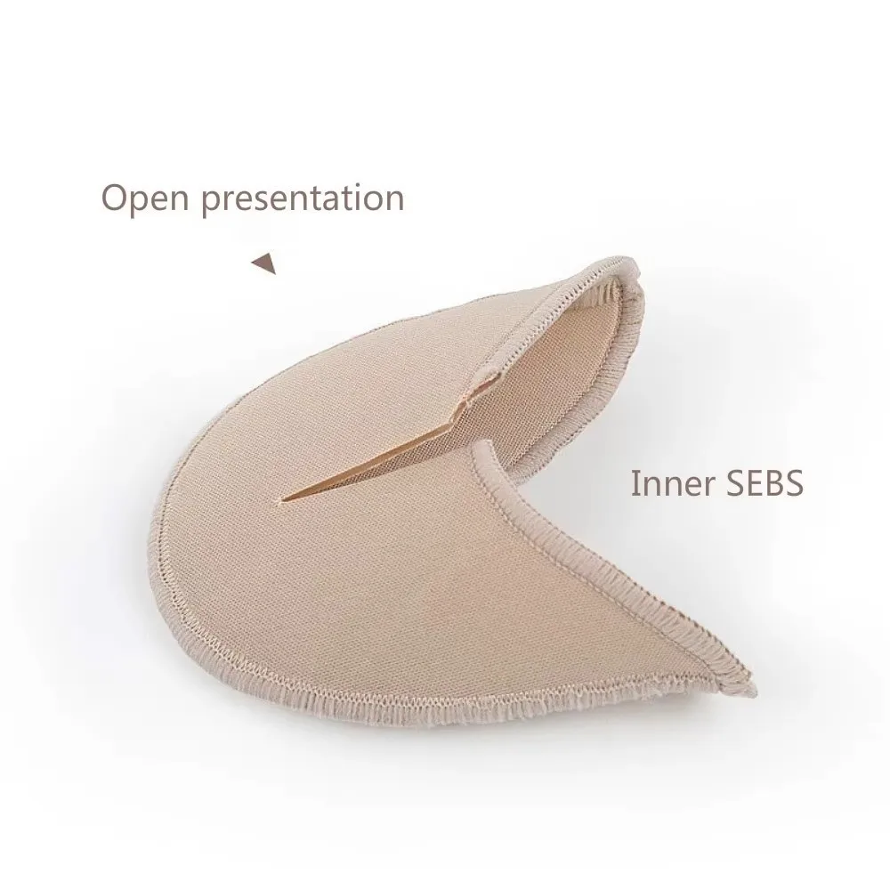 1 Pair Elastic Ballet Dance Tiptoe Toe Cap Cover Anti-slip Pouch Protector Toe Pad Knitted Feet Protector Cover