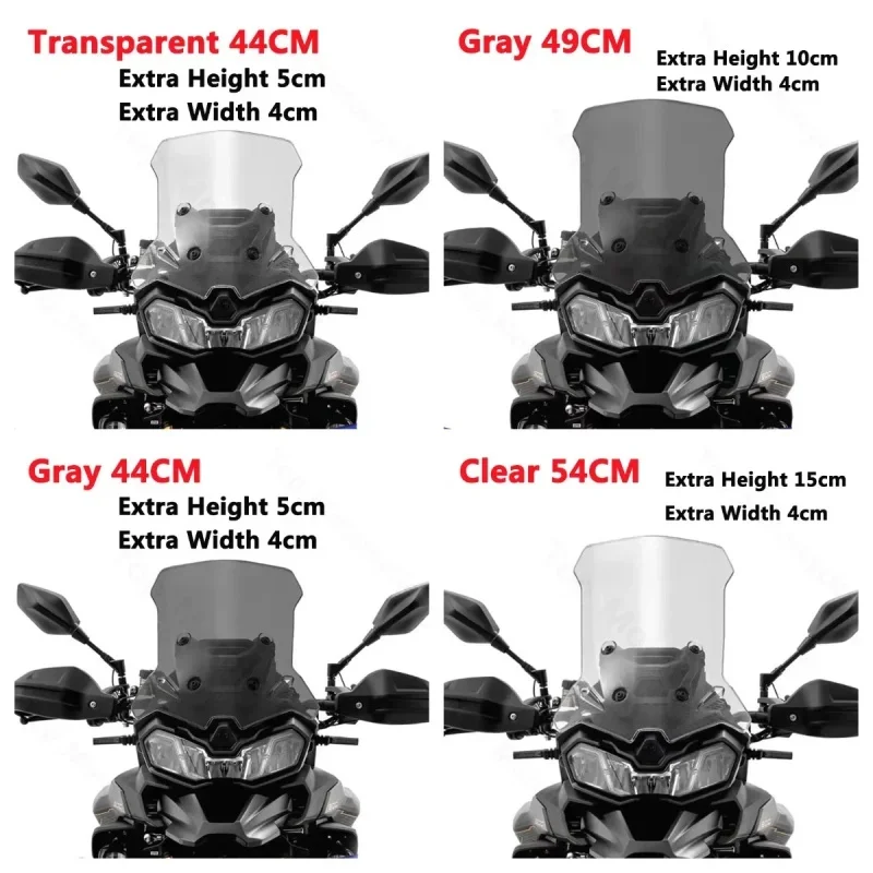 For LONCIN VOGE DS900X DS 900X 900DSX 900 DSX DSX900 Motorcycle Windscreens Windshield Wind Deflectors Viser Visor Transparent