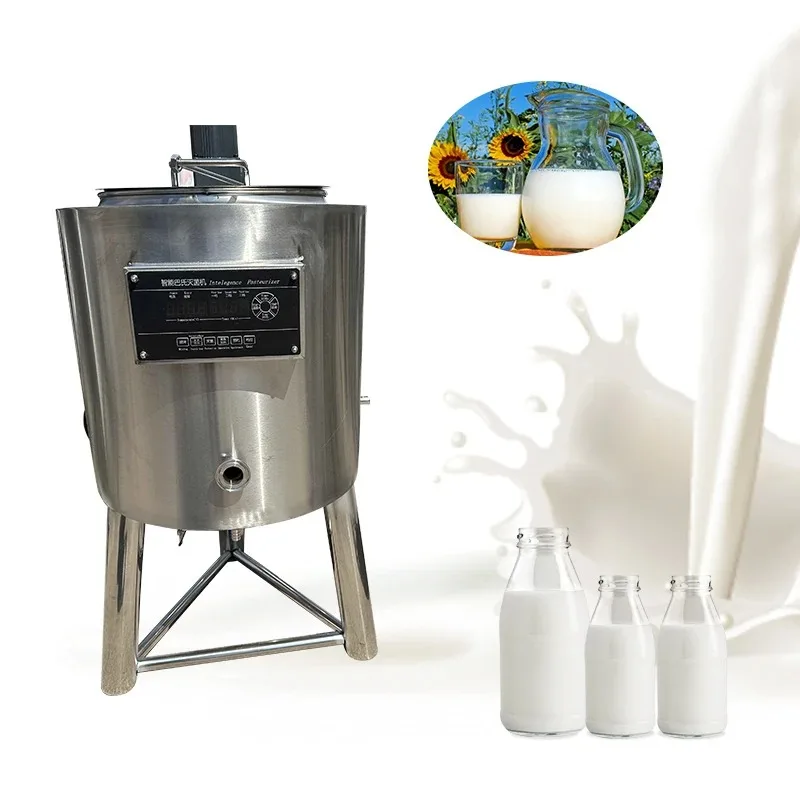 100L 200L 300L 500L 1000L 2000L Wholesale Commercial Yogurt Ice Cream Milk Mix Pasteurizer and Homogenizer and Maker Machine