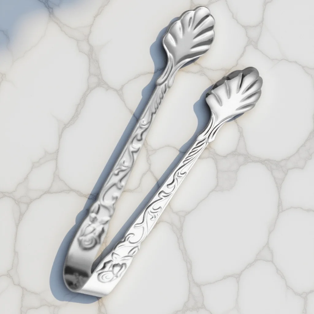 

Rose Ice Cube Tong Stainless Steel Food Clip For Cocktail Whiskey Iced Coffee Bar Kitchen Buffet Serving Sugar Cube Clamp