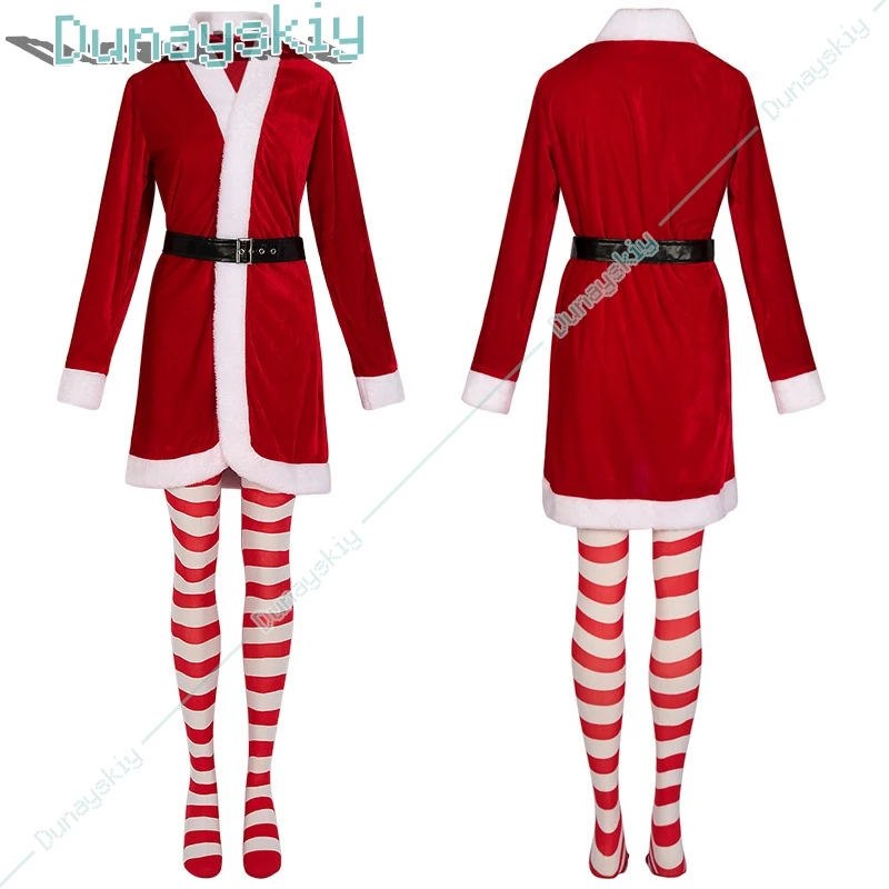 Buddy Elf Costume Christmas Costume Set With Pant Jacket Shoes Hat Belt Easy Cleaning Breathable Christmas Cosplay Party Outfits