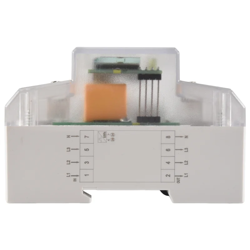 ABKJ-3 Phase 4 Wire Energy Meter 220/380V 5-80A Energy Consumption Kwh Meter DIN Rail Installation Digital Power Meter view 3
