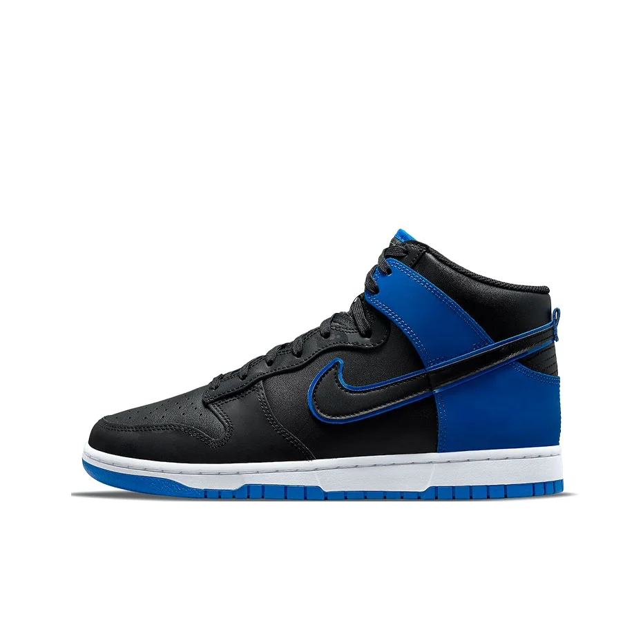 Nike Dunk High Skateboard Shoes Men's High Top Black/Blue DD3359-001