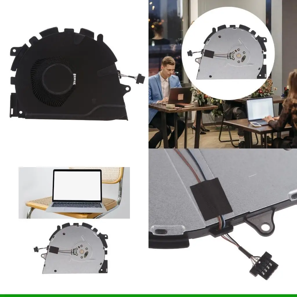 

Вентилятор U55C DC5V для ProBook 440 450 455 650 M26014-001 EG5005S01-CG90-S9A, кулер для процессора ноутбука, радиатор,