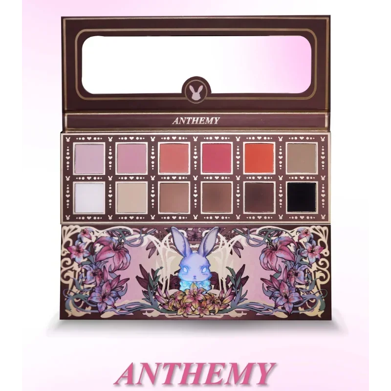 Anthemy Backlight Butterfly 12-Color All Matte Eyeshadow Palette Waterproof Eye Shadow Palette Long-Lasting Makeup Cosmetics