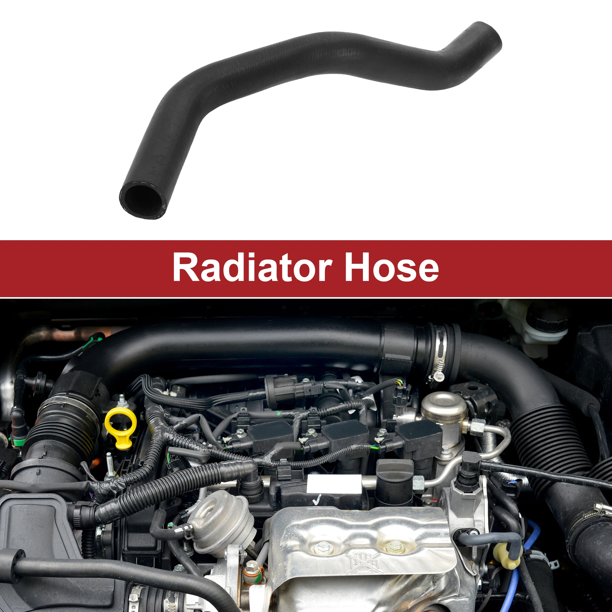 

Шланг радиатора UXCELL для Honda Civic 2006-2011 No.19502RNAA01 Резина Черный 1 шт.