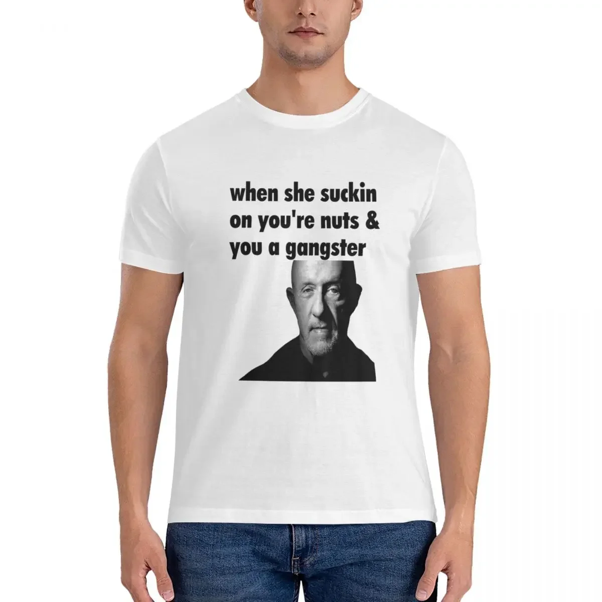 When She Suckin On You're Nuts And You A Gangster Essential T-Shirt korean fashion mens graphic t-shirts pack