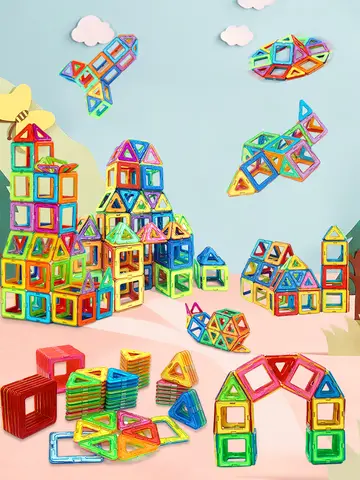 Magnetic Building Blocks Construction Sets Toy For Kids DIY Toys STEM Learning Educational Magnet Toys Birthday Gift