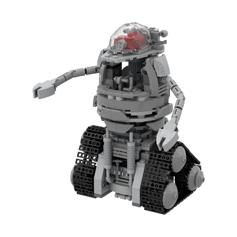 Figura de juego MOC Robobrain, modelo de Robot, bloques de construcción, juego Fallouted, actividad controlada cerebral de alta tecnología, Robot de ladrillo, juguete para regalo