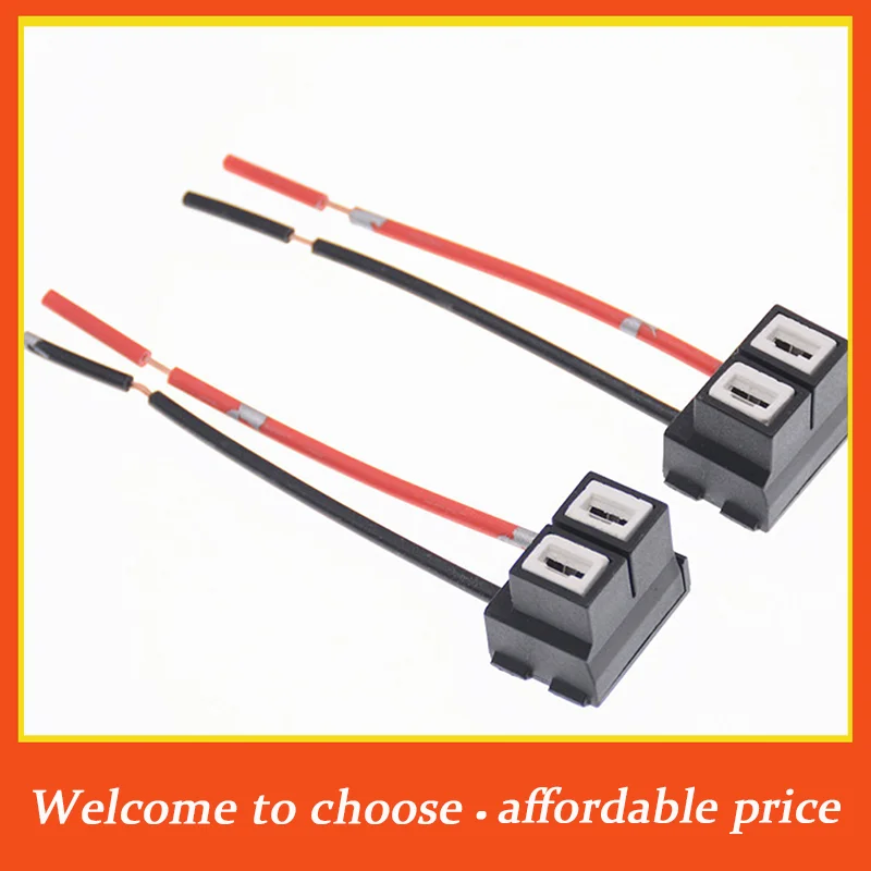 

TH 1pc new H7 Connector Auto Car Bulb Sockets Connectors Car Halogen Bulb Socket Power Adapter Plug Connector Wiring Harness*