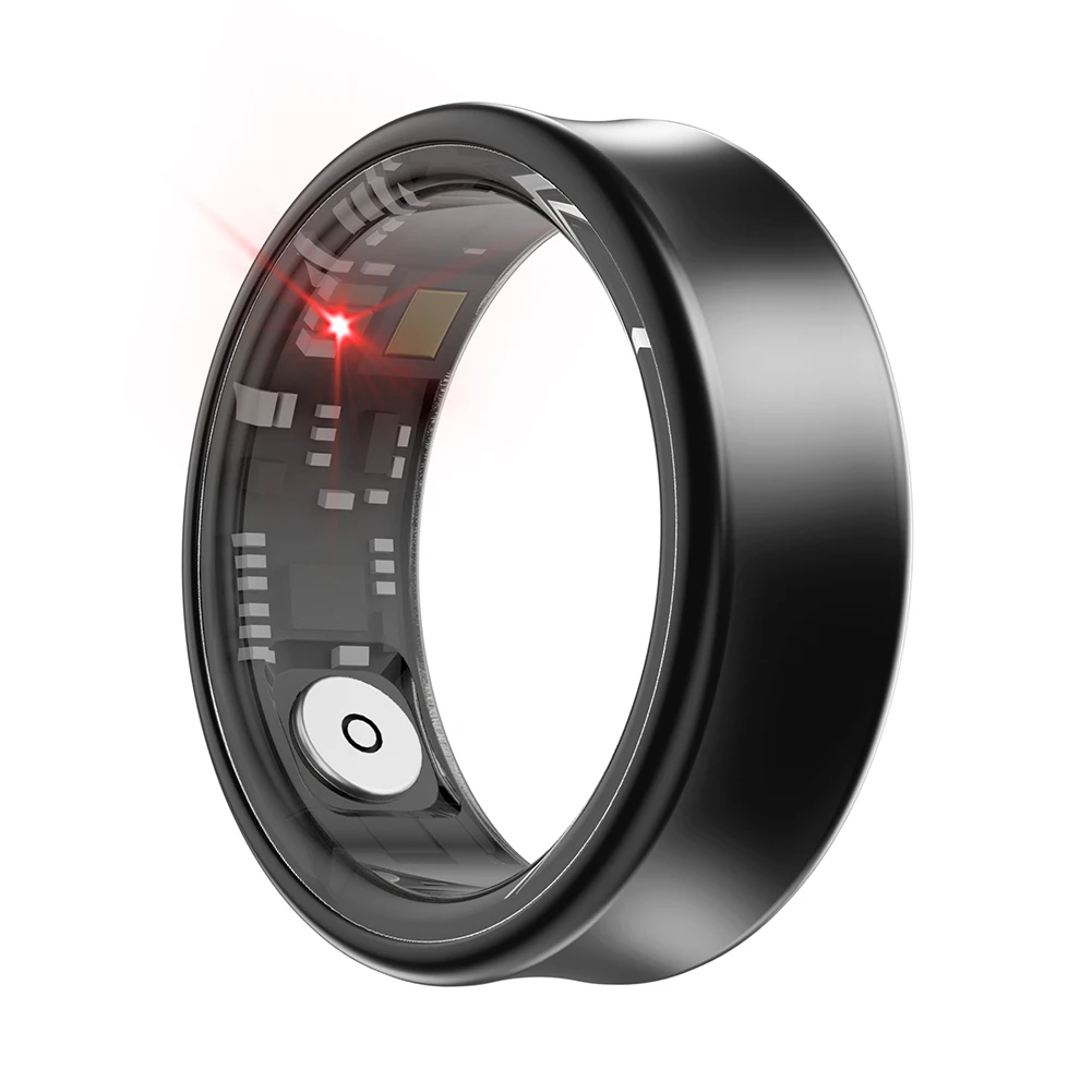 SR05 Smart Ring Moniteur de fréquence cardiaque, oxygène sanguin souligné, surveillance du sommeil, anneau de sommeil, moniteur de santé, suivi de l'activité et du sommeil pour hommes et femmes