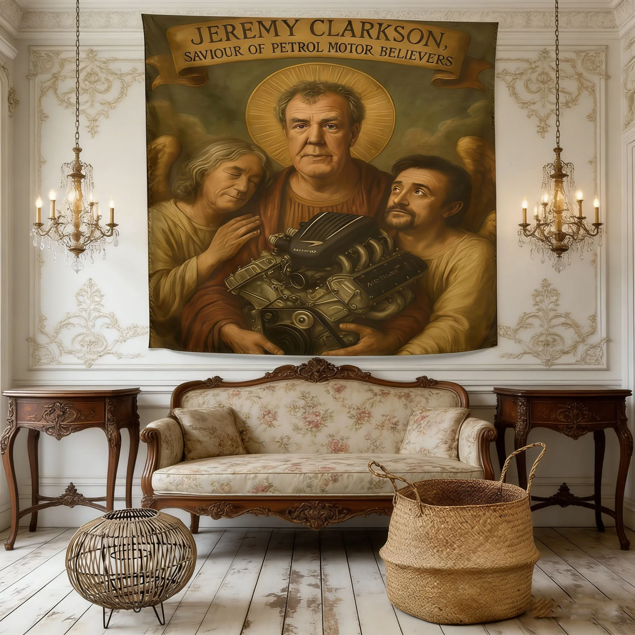 Jeremy Clarkson Tapestry, High Quality Wall Hanging, Easy to Hang, Ideal for Bedroom, Dorm, LivingRoom&Party Decor, Perfect Gift