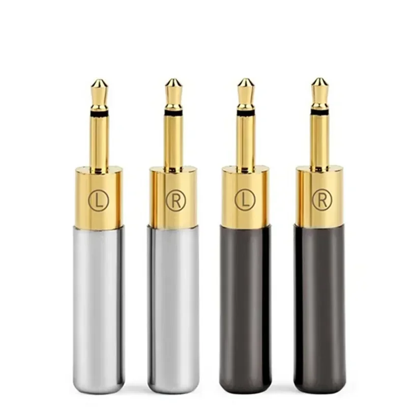 2.5mm Mono Plug Male HD700 HE400i DIY Mini Jack Audio Connector Soldering Digital Cables 2.5 Terminal Jacks Consumer Electronics