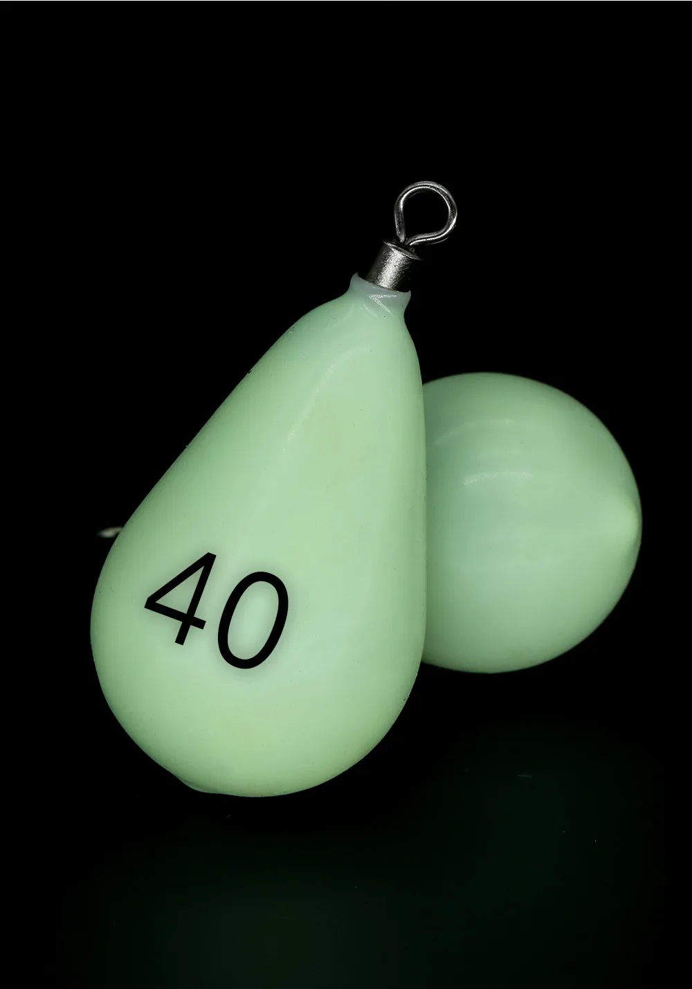 Leuchtende Angelgewichte, Platinen, 30 g-150 g, Wassertropfen, 360-Grad-Drehung, Angelplatine, Bass-Angelzubehör – Detail 9