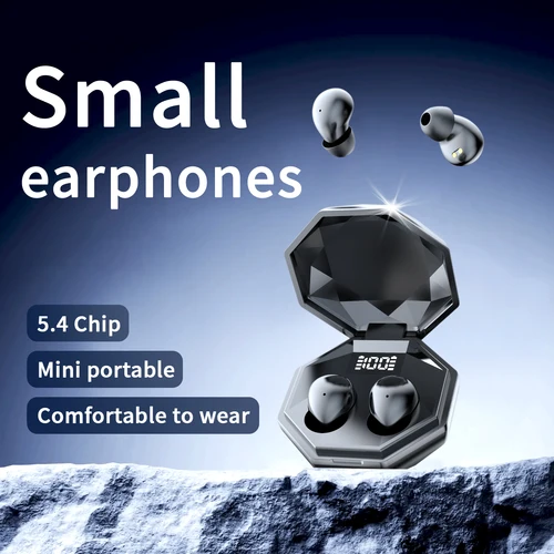 MINI auriculares inalámbricos Bluetooth 5,4 TWS auriculares invisibles auriculares HIFI bajos para dormir auriculares con reducción de ruido