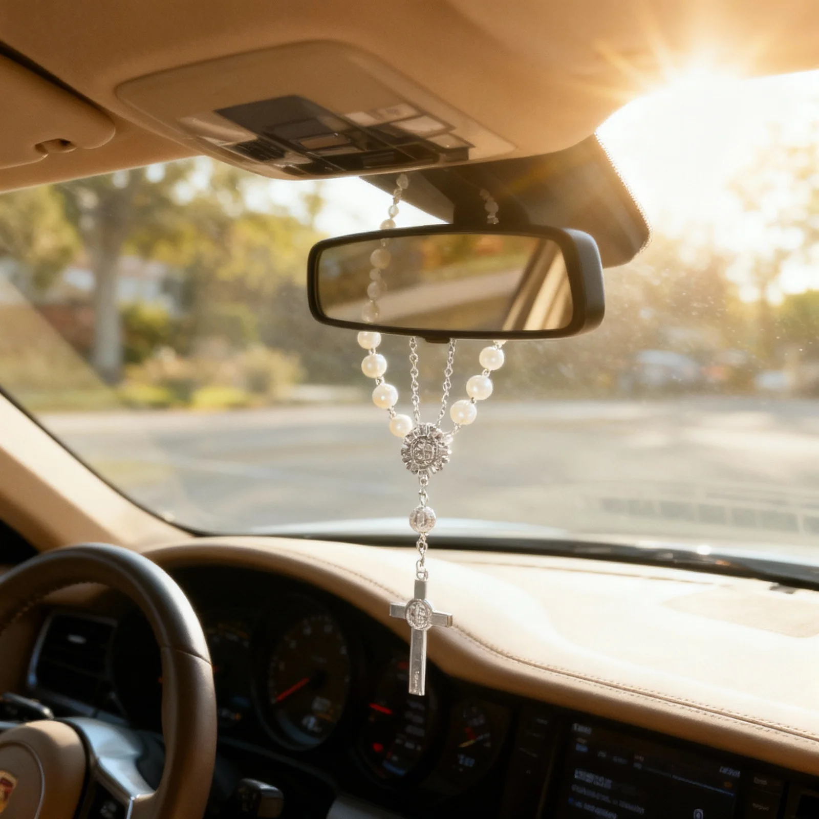 

Car Mirror Hanging Decoration Accessory Accessories Ornament Charms for Rear View