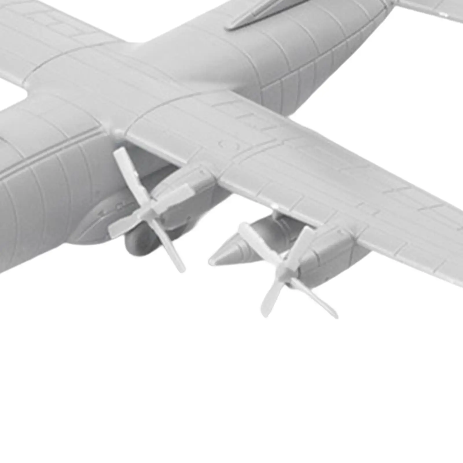 Transport Plane Model Aircraft Toy Miniature with Stand 4D for Decoration