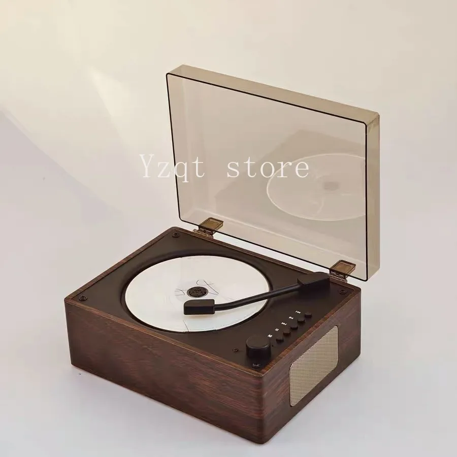 Vintage gift CD player Music album USB stick player Outdoor charging Portable wireless bluetooth speaker gift