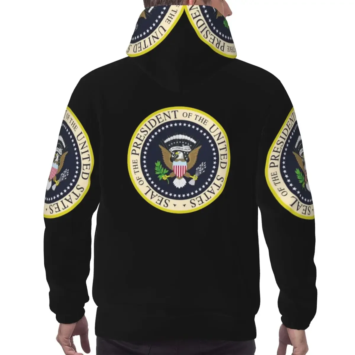 Seal Of The President Of The United States Hoodie Hip Hop Pullover Autumn Winter Men Women Sweatshirt Long Sleeve Tops