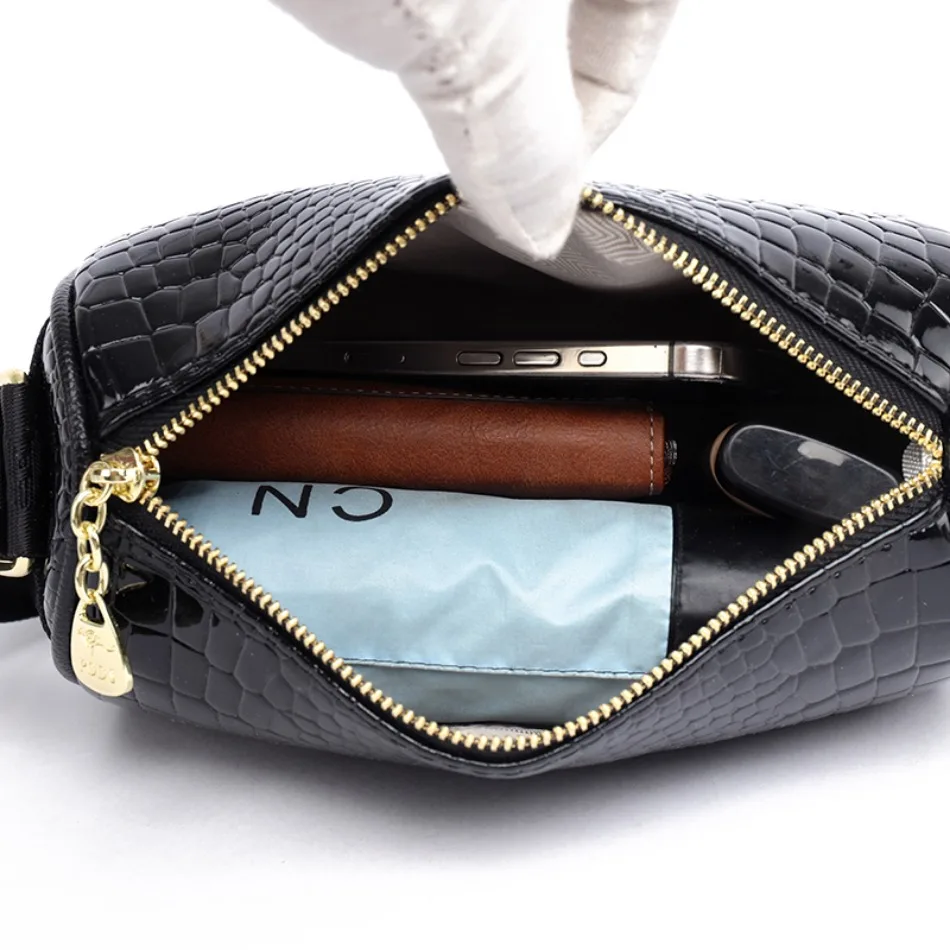 Luxury Solid Color Stone Pattern Crossbody Bag Designer Purse Handbag Women Bags Ladies Shoulder Messenger Bags for Women 2024