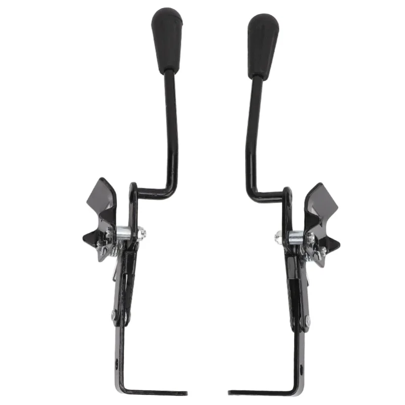 1 Pair Wheelchair Brakes Replacement Strong Brake Force High Sensitivity Left Right Side Mount Wheelchair Brakes