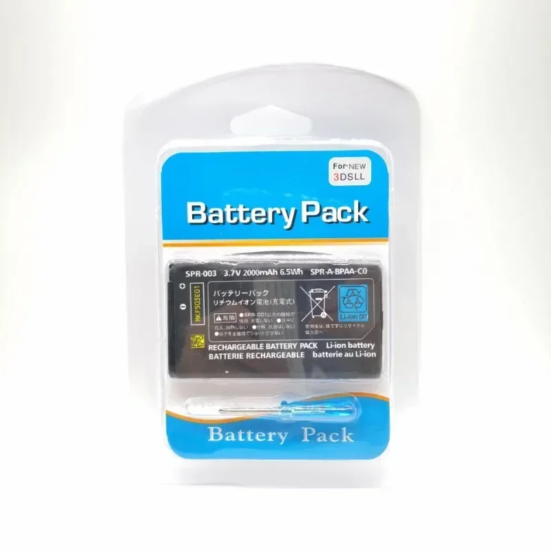NEW High Quality 3.7V 2000mAh SPR-003 Rechargeable Lithium Battery for Nintendo 3DSLL 3DSXL 3DSLL NEW 3DSXL Game Console Battery