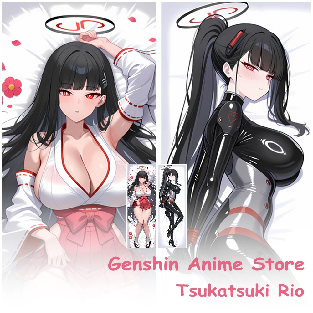 

Dakimakura Blue Archive Tsukatsuki Rio аниме наволочка реквизит для косплея двусторонняя наволочка с принтом отаку наволочки