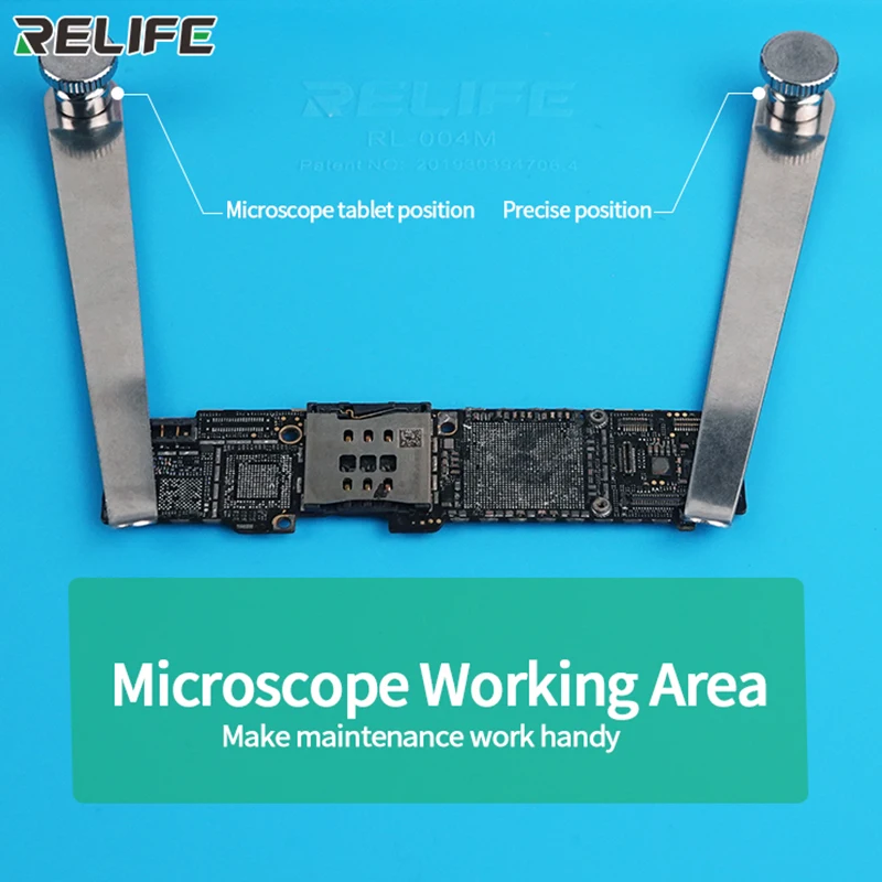 RELIFE RL-004M Основание для микроскопа B1, коврик для обслуживания, настольный коврик, теплоизоляционная силиконовая накладка для станции ремонта микроскопа, инструменты