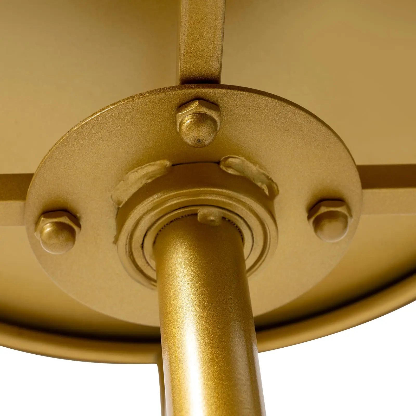 Appendiabiti rotondo ruotabile da 55 pollici di altezza, appendiabiti rotondo al dettaglio a 2 livelli con carico di 50 libbre, Ra circolare in metallo da terra