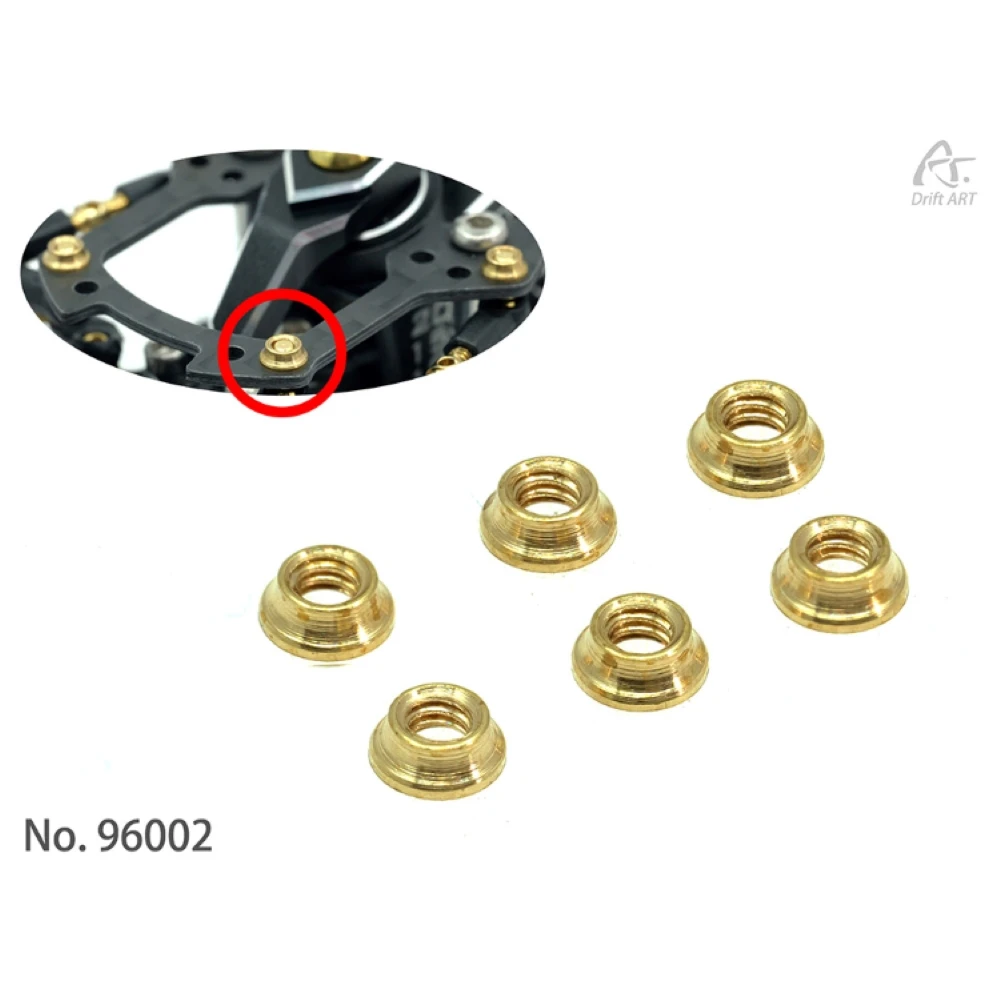 Drift ART M1.6 Tower Nut 6 Pcs 96002 For DA3/DA2