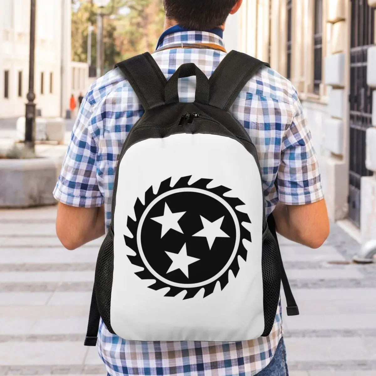 Whitechapel Rock Metal Band Backpack Student Boys Girls BookBag School Bag Laptop Shoulder Bags