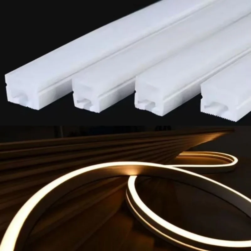 

DC12V 24V Flexible LED Neon Rope Tube IP67 Waterproof Silica Gel Strip Light Soft Lamp Tube Recessed Home Decor Linear Lighting