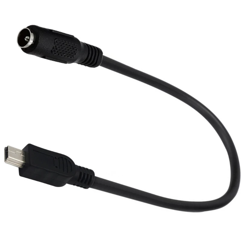 Efficient and Reliable Charging Cable DC3.5x1.35mm/5.5x2.1mm Input Mini USB Output 22AWG for GPS DVR Cellphones