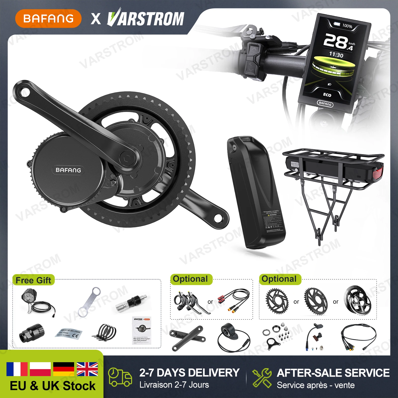 

BAFANG BBS01B 500 Вт 36 В Средний двигатель CAN BUS G340 BBS01 Двигатель eBike 8Fun Преобразование электрического велосипеда с аккумулятором Hailong 13 Ач 24 Ач