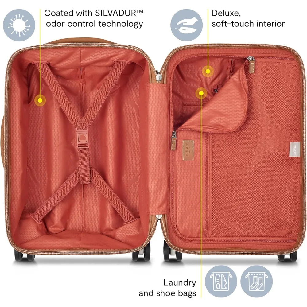 Hardside Luggage with Spinner Wheels, Angor