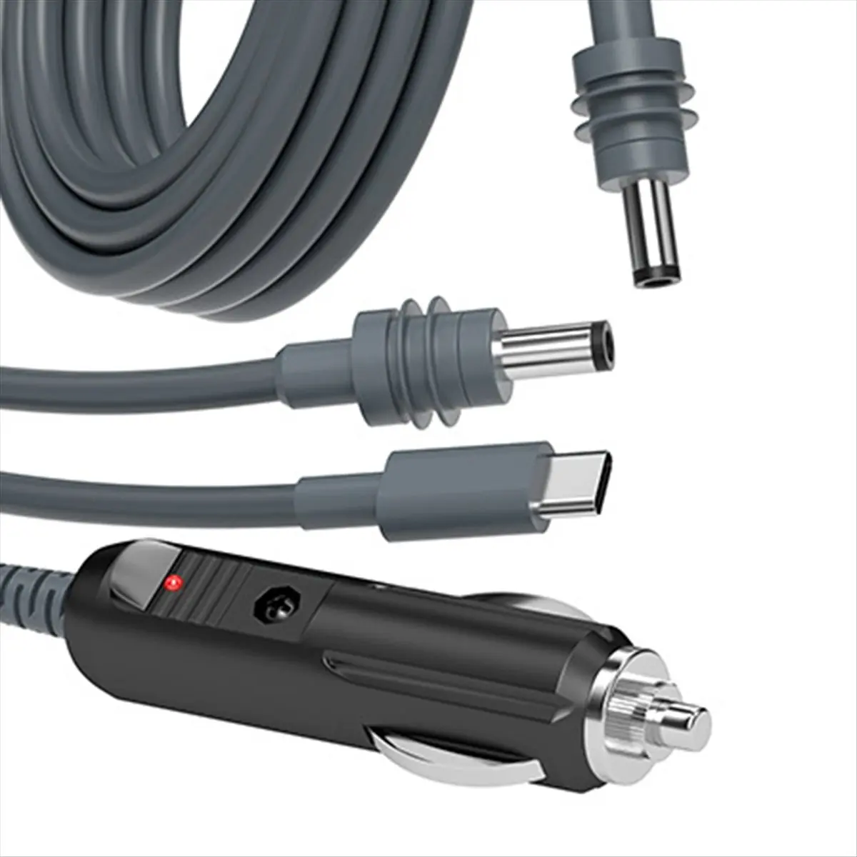 starlink-mini用abiu-10m-3in1-type-c-dc電源ケーブルコード、starlink-mini車載シガーソケットプラグとdcオスコネクタ用