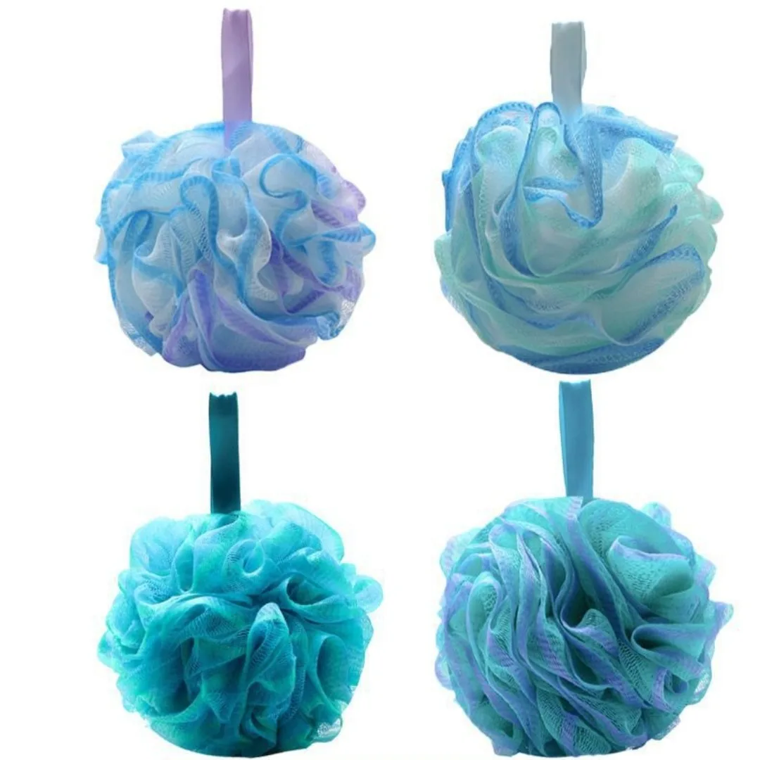 

1/4 шт. Мягкая губка-цветок для душа, пенообразующая, отшелушивающая, сетчатая, для мытья тела, банная мочалка, инструмент для душа