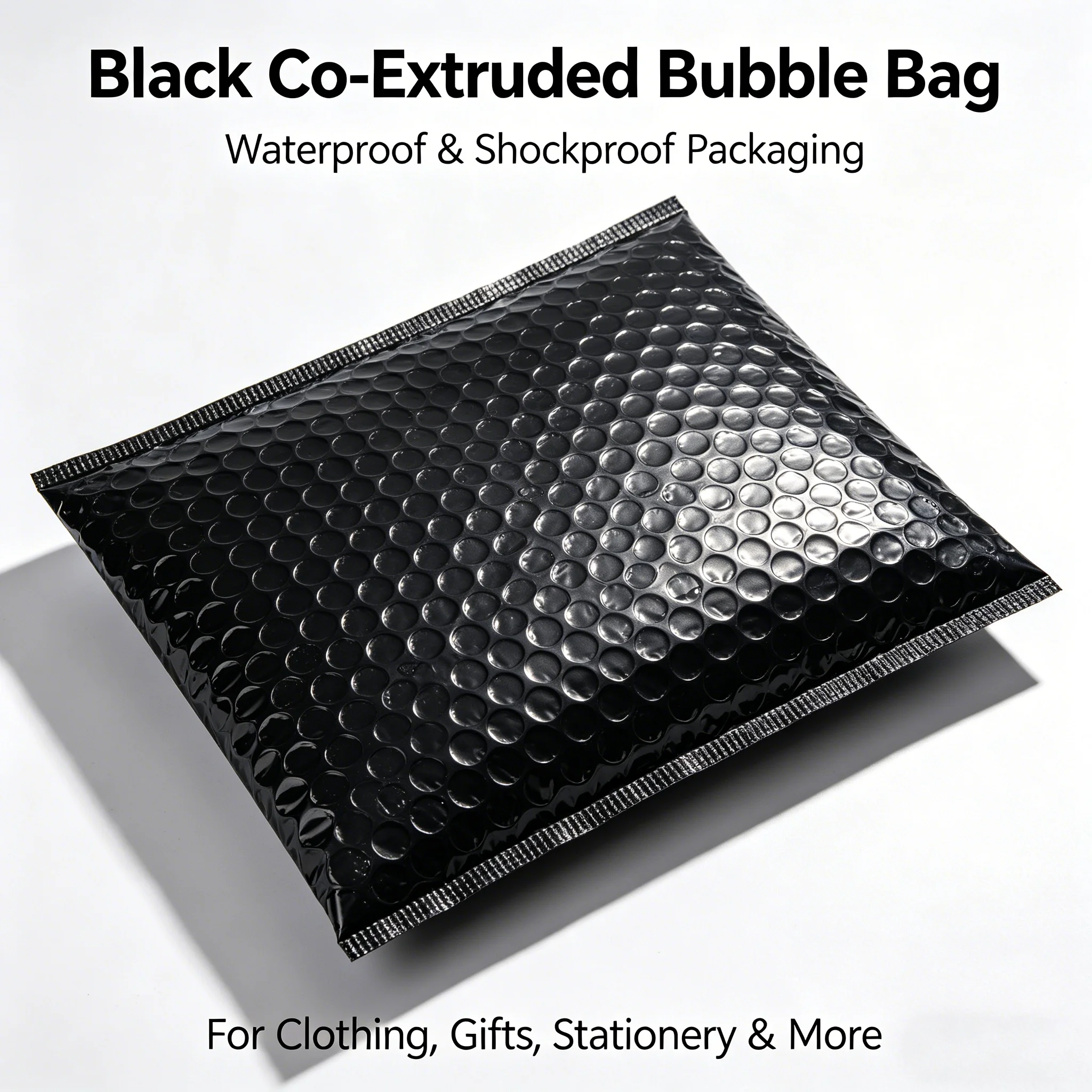 

10pcs Thick Black Co Extruded Bubble Bag Logistics Transportation Packaging Bags Small Item Packaging Bag Book Packaging Bag