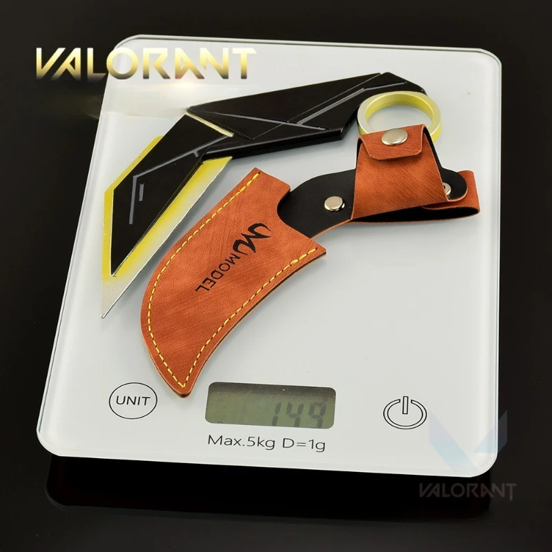 17cm novo jogo valorant faca de garra periférica modelo de metal armas e adereços armas e adereços meninos presentes do festival de aniversário brinquedos