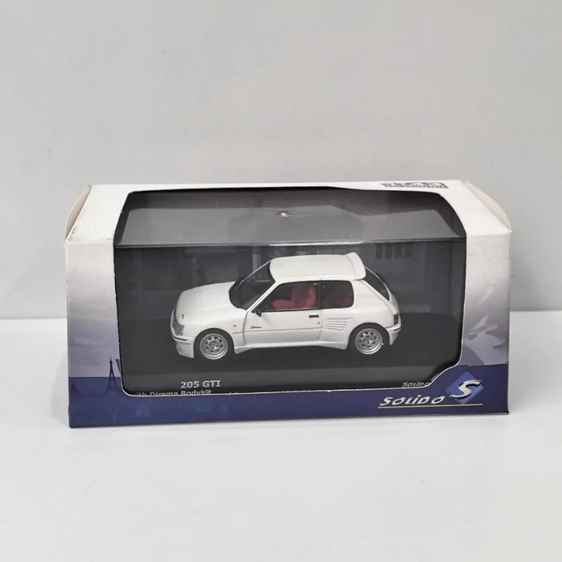 

SOLIDO литой под давлением масштаб 1:43, 205 GTI, сплав, имитация модели автомобиля, коллекция украшений, подарок для мальчика, игрушка, статический дисплей