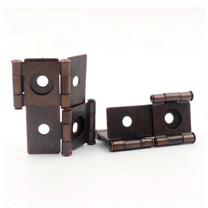 10pcs Folding Screen Gate Hinges Retro Style Double-Acting Door Hinges Furniture Folding Screen Hinges Hardware Bedroom Bathroom