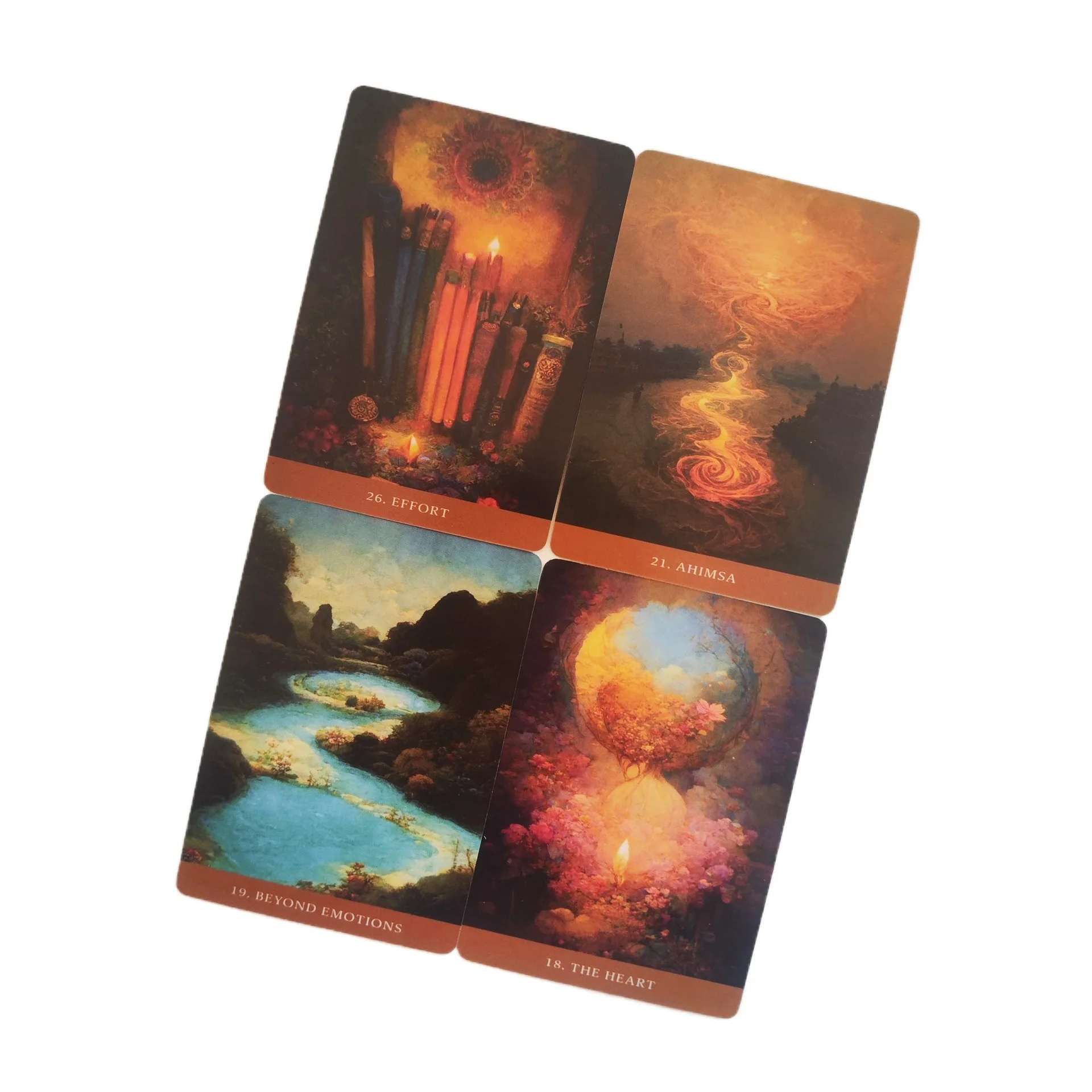 بطاقات The Path of Light Oracle A 39 بطاقة سطح السفينة النسخة الإنجليزية لعبة Fortune Telling Divination Deck للنساء في الحفلات العائلية #4